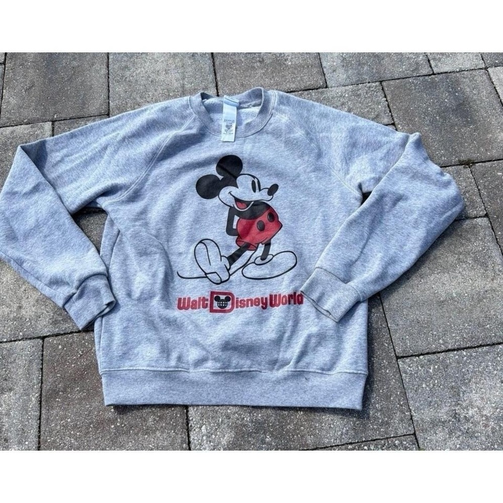 Disney Parks Mickey Sweatshirt‎ Gray Small WDW